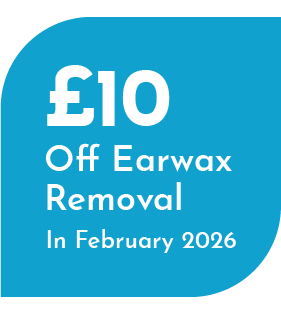 £10 off earwax removal in February 2026
